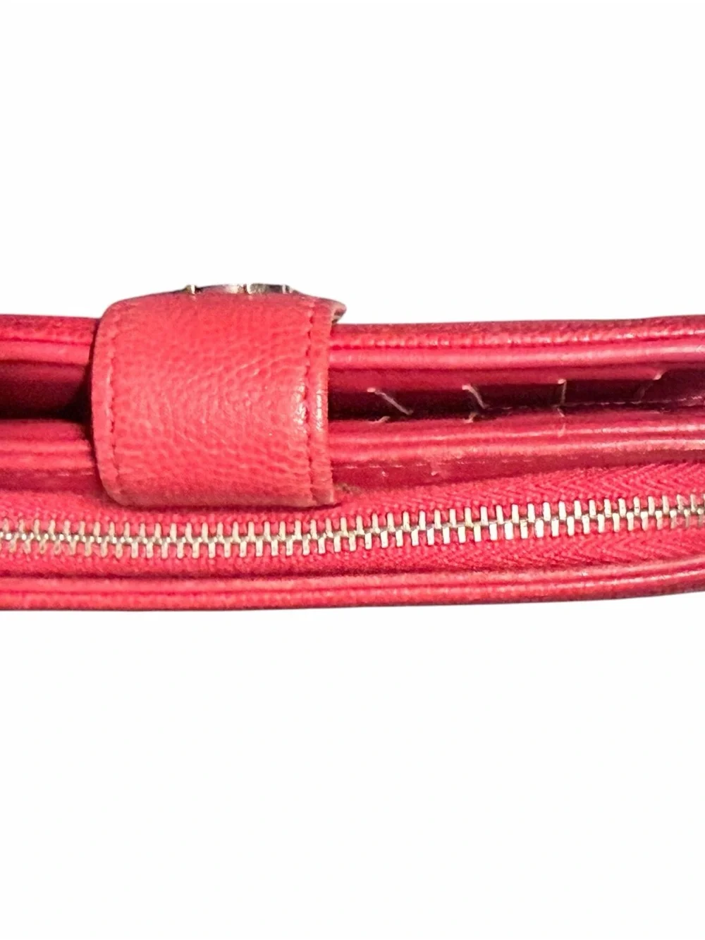 CHANEL Pink Leather Wallet with CC Turn-Lock